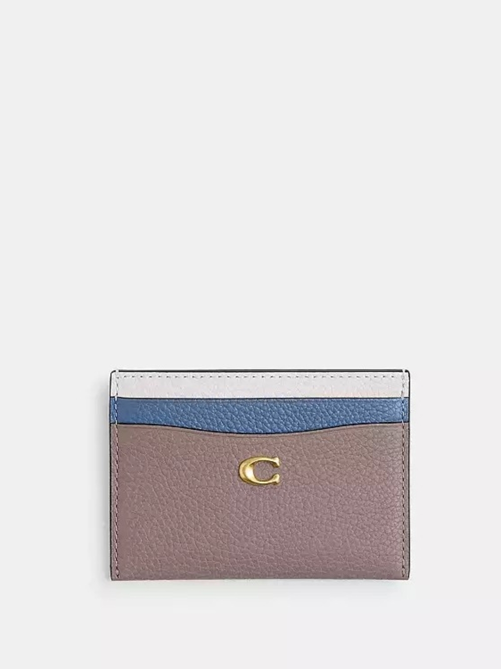 New! 🆕 Essential Card CaseIn Colorblock Brass/Ash Multi (Only 1 Left!)